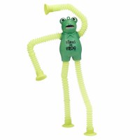 Passover Pop Tube Toy Flexi The Frog - The Judaica Place